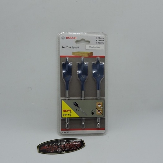 Mata bor kayu 3 pcs Bosch