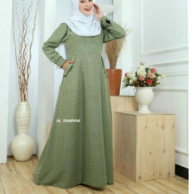 Paling Dicari GAMIS KATUN MADINA SYAR'I MODEL SAKU DEPAN (Shalimah)