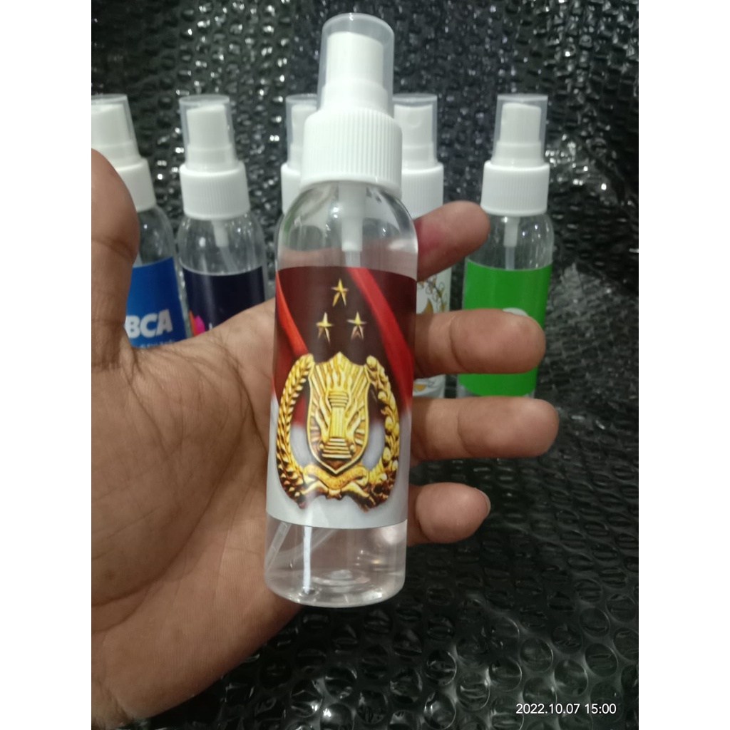 Ready souvenir handsanitizer spray 100ml label custom