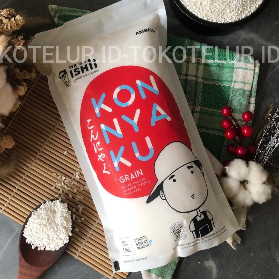 

Ekstra benefit--Dry Shirataki Rice (Beras Shirataki Kering) 1KG