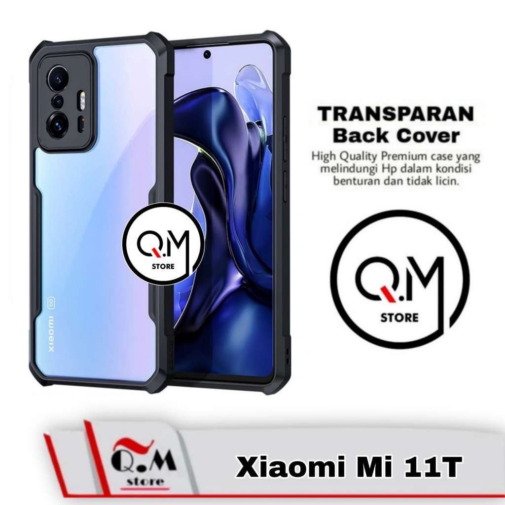 Case Xiaomi Mi 11T Softcase Transparan Clear Armor Pelindung Back Cover Sockproof