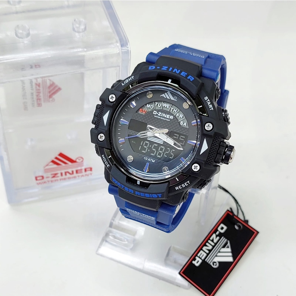 JAM TANGAN PRIA DZINER 8129 D-ZINER 8129 ORIGINAL ANTI AIR