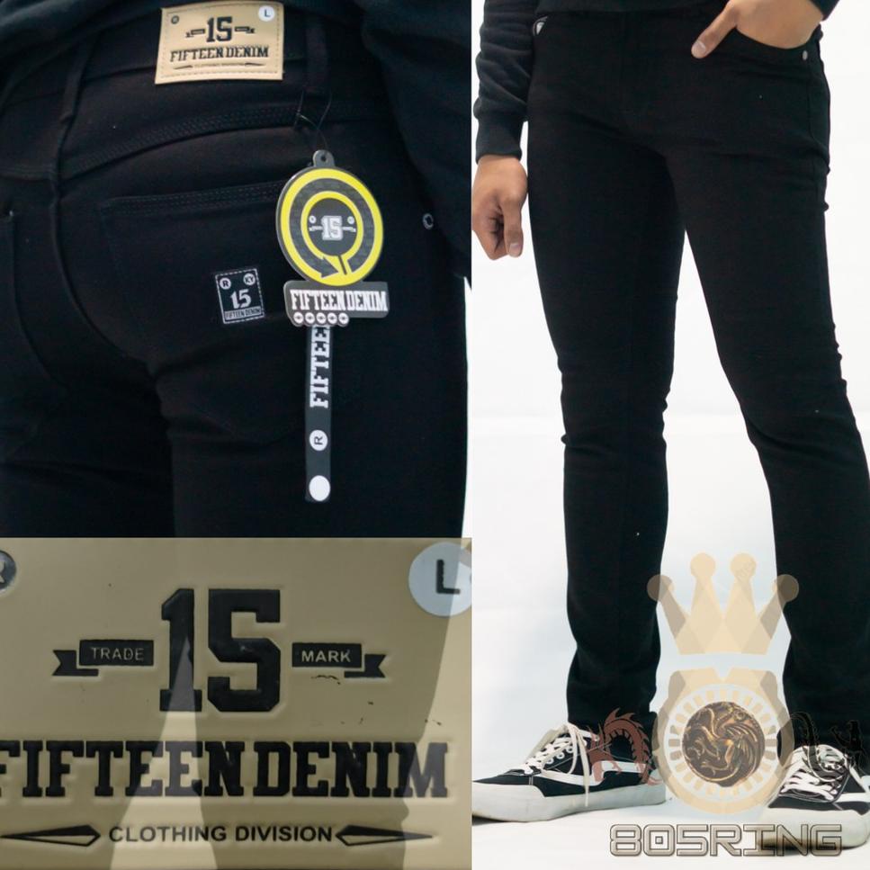 Terbaik FIFTEEN DENIM Celana Jeans Pria Slimfit Streetch Original New Fifteen Denim / Celana Pria Je