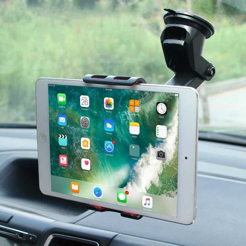 360° Braket Stand Holder Smartphone / Tablet Universal Adjustable Dengan Suction Cup Untuk Dashboard Mobil