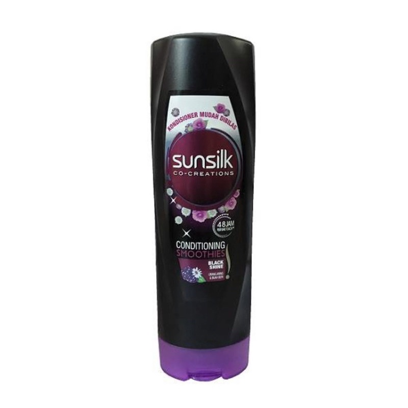 SUNSILK 170 ML CO-CREATION CON BLK SHINE &amp; HIJAB RECHARGE