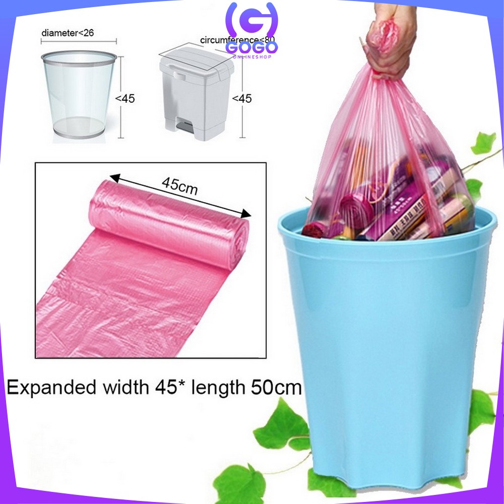 GOGO-C138 Kantong Plastik Praktis Untuk Travelling Trash Bag Plastik Kresek Sampah Trashbag Premium