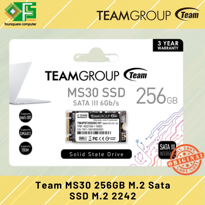 Team MS30 256GB | SSD M.2 Sata 256 GB | M.2 2242