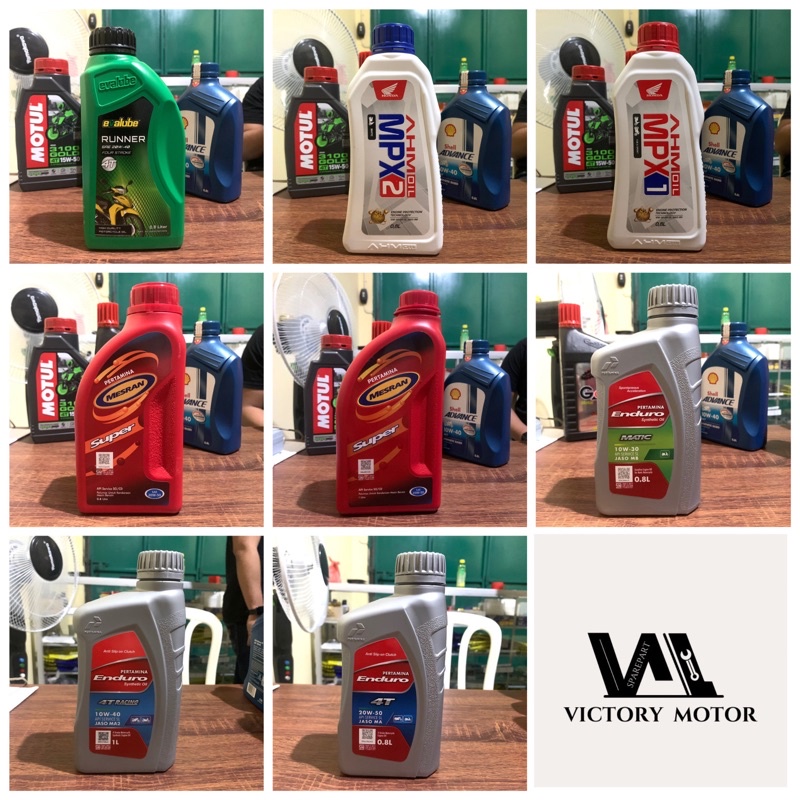 Oli Mesin Motor [Dijamin 100% Asli] EVALUBE RUNNER 4T 0.8L 800ml ; AHM MPX2 HONDA MATIC ;  AHM MPX1 