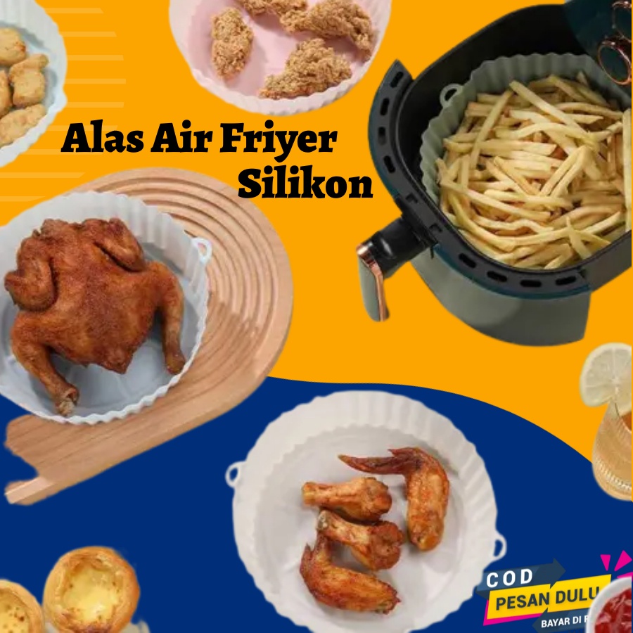 Silikon Silicon Silicone Air Fryer Baking Tray Silicone Pan