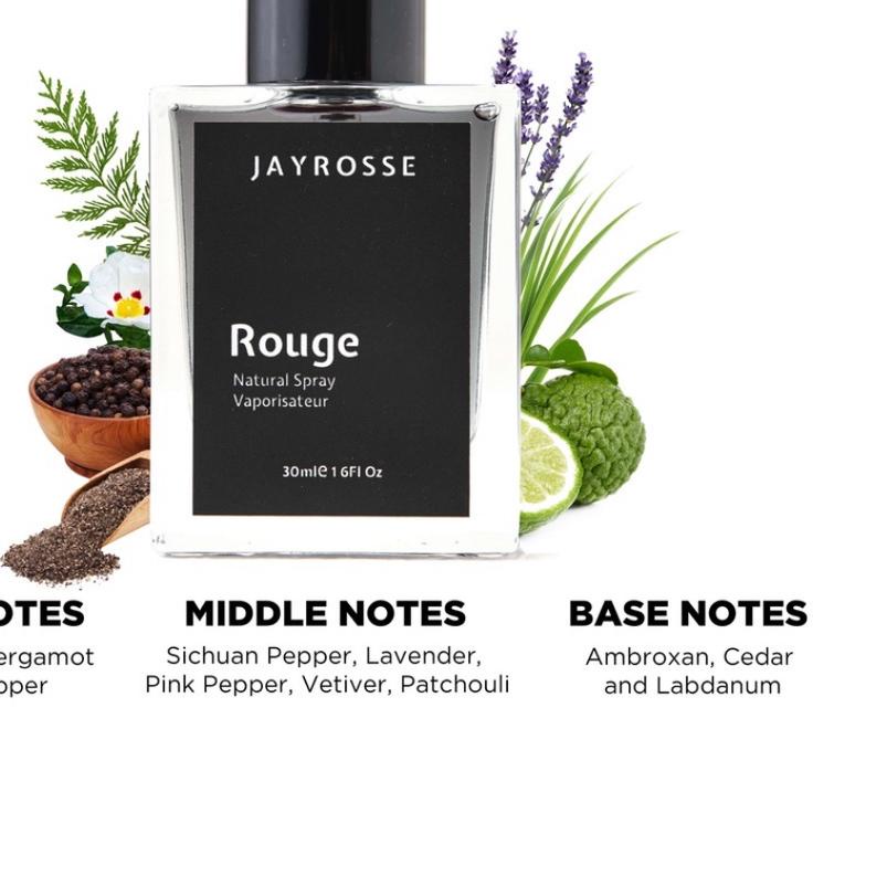 [ Agen Resmi ] JAYROSSE Perfume Grey Rouge Noah Luke Eau De Perfume 30mL, Parfum Jayrose Original