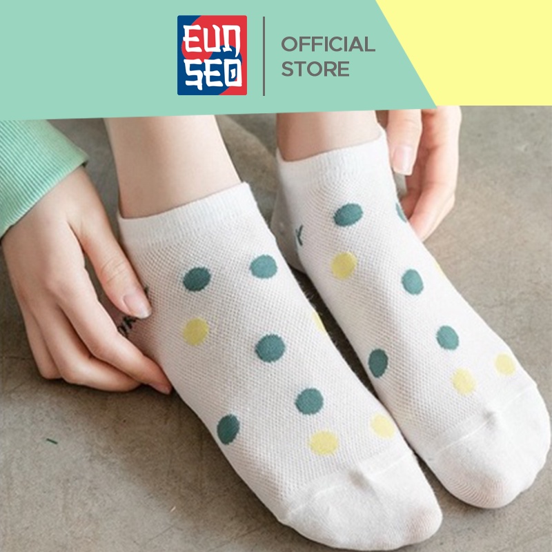 EUNSEO Kaos Kaki Ankle Cute Fashion Korea Motif Ice Cream Kaos Kaki Pendek Kaoskaki Semata Kaki