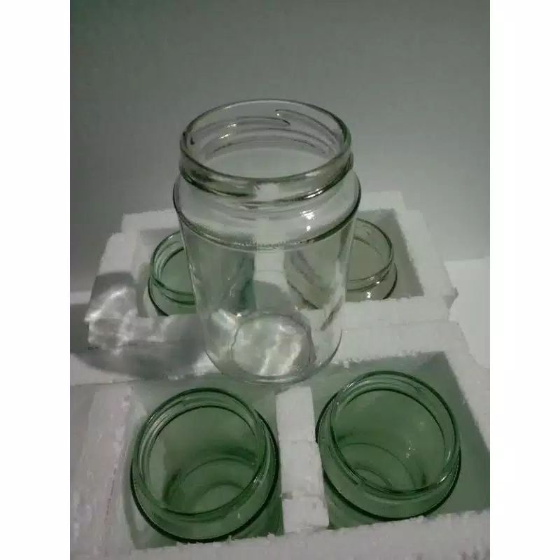 PAKET 5PCS Toples selai Toples Kaca ikan cupang Botol ikan cupang