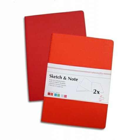 

Jual HahnemÃ¼hle Sketch & Note A5 (Red&Orange) Diskon