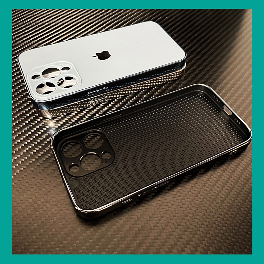 (Deep Purple) AG Hard Case Tempered Glass Matte Untuk iPhone 14 Pro MAX 13 12 11 Pro MAX 14 Plus