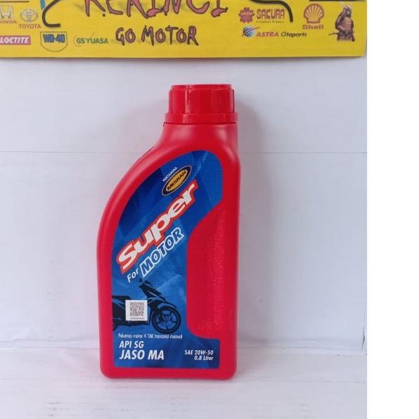 OLI MESRAN SUPER 0.8L PERTAMINA - OLI MOTOR MESRAN SUPER PERTAMINA