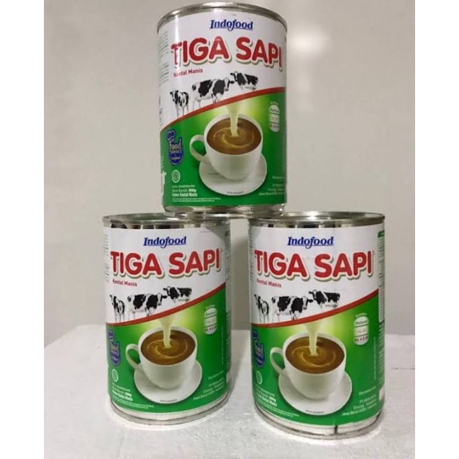 

Susu Kental Manis SKM Tiga Sapi Kemasan 490 Gram JUMBO