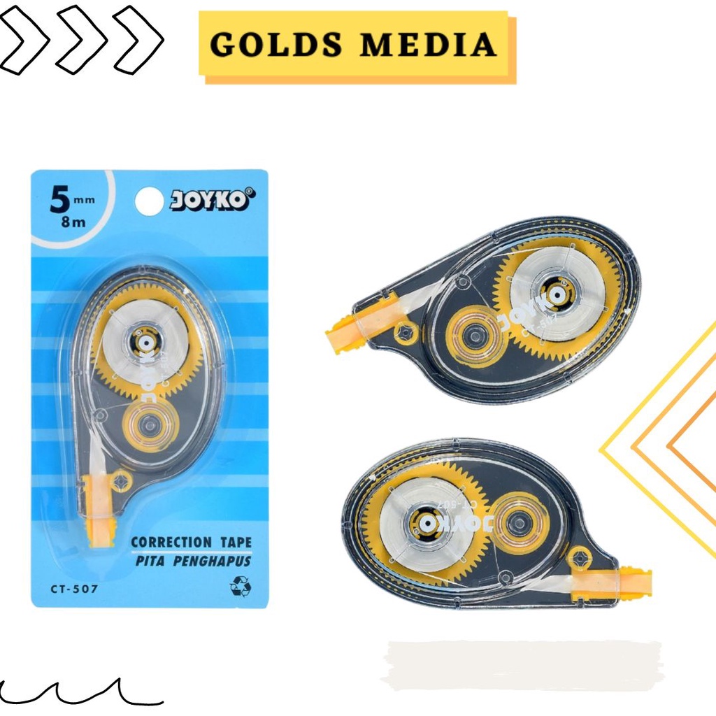 

Joyko Correction Tape Joyko Pita Koreksi Joyko CT-507 Joyko Tipe-X Joyko Koreksi Pulpen Joyko Correction Tape Pita