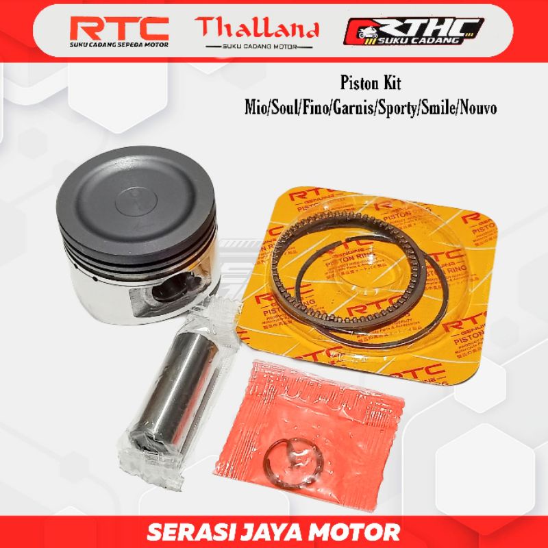 PISTON KIT SEHER THALLAND YMH MIO OLD GARNIS SPORTY SMILE SOUL CARBU FINO CARBU