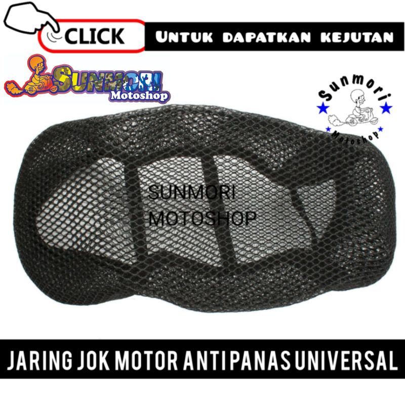 COVER SARUNG JARING JOK MOTOR JARING ANTI CAKAR KUCING BEAT FI SCOOPY REVO BLADE PCX  SUPRA X 125