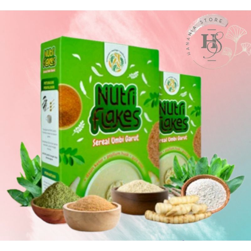 

Nutriflakes Sereal Cereal Umbi Garut Ekstrak Daun Kelor Solusi Atasi Asam Lambung Maag Akut Diabetes