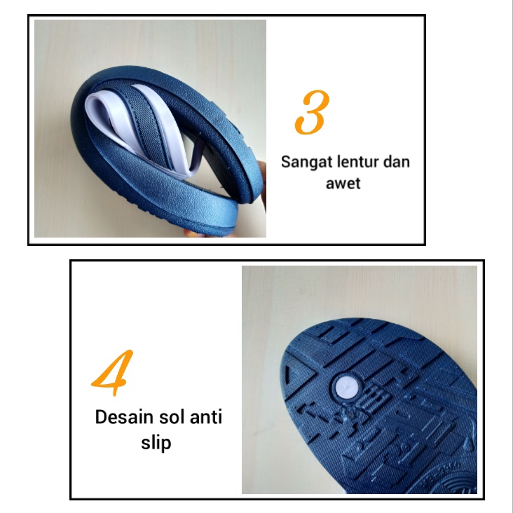 gos  NEW ERA MB 99601 Sandal Jepit Pria Dewasa Polos