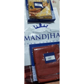 Mandjha 2 Pcs Ivan Gunawan Fashion Scarf Motif Original Milan Kuning Coklat & Monogram Red Polos Khu