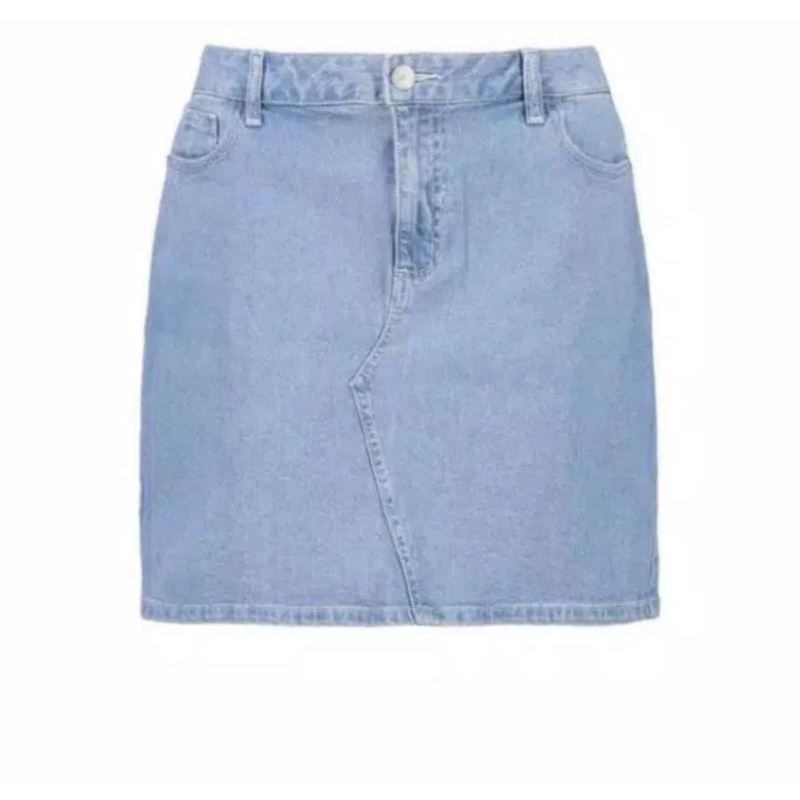Rok Jeans Wanita Rok Jeans Pendek