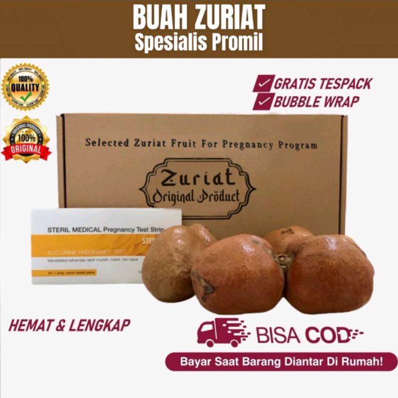 

Buah Zuriat Promil 1kg/Free Testpack/Buah Zuriat Mesir/ GARANSI