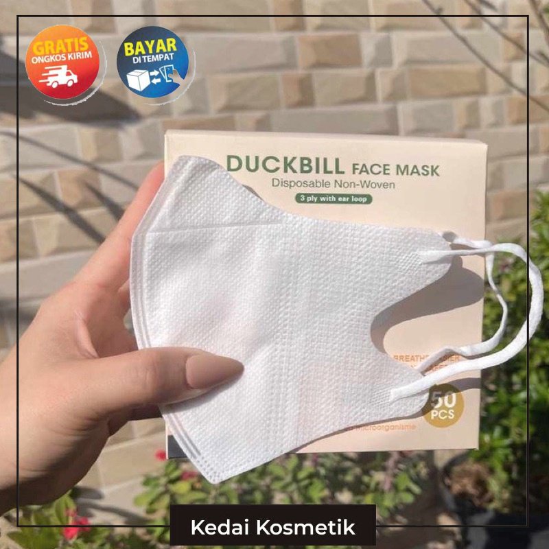 (ACEH) Masker duckbill dewasa 3ply isi 50 pcs