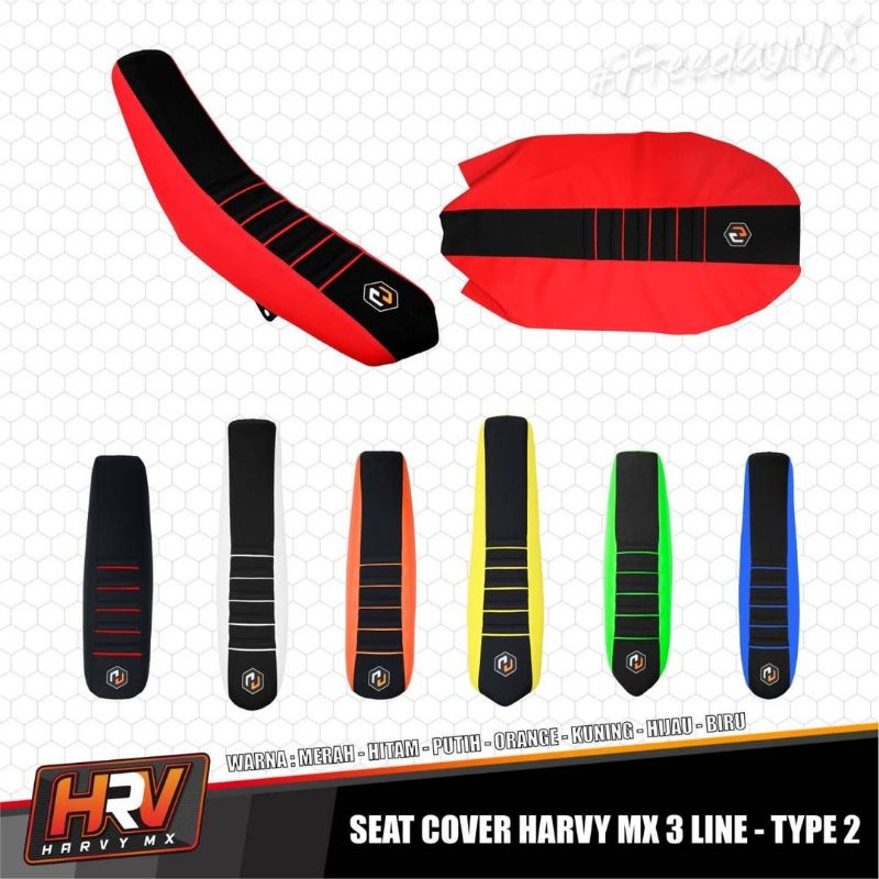 SEAT COVER 02 JOK HRV KULIT JOK SARUNG JOK MOTOR SEADEL KLX 150 BF DTRACKER YAMAHA WR 155 CRF 150 L 