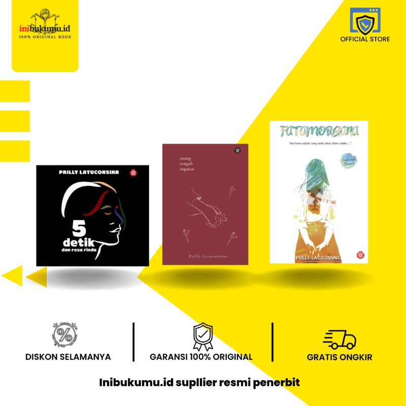 RUANG TENGAH INGATAN PRILLY LATUCONSINA dan buku lainya