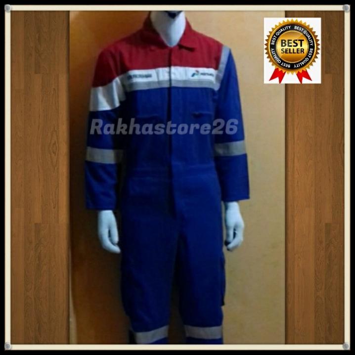 Wearpack Pertamina Nomex Original/Coverall Nomex Pertamina Dupont