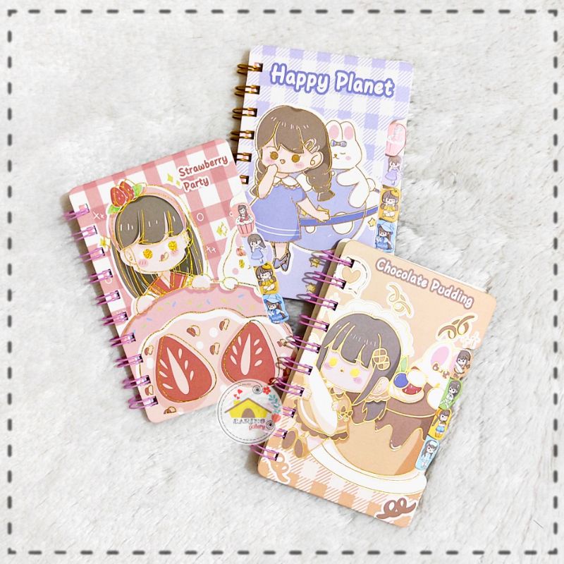 

Notebooks A6 - Spiral Bookmarks Little GIRL