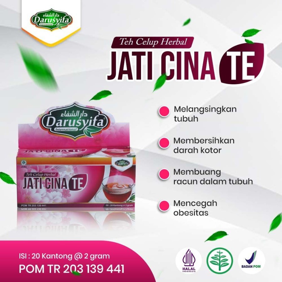 

Teh Jati Cina Darusyifa ( Teh Pelangsing, Teh Diet )