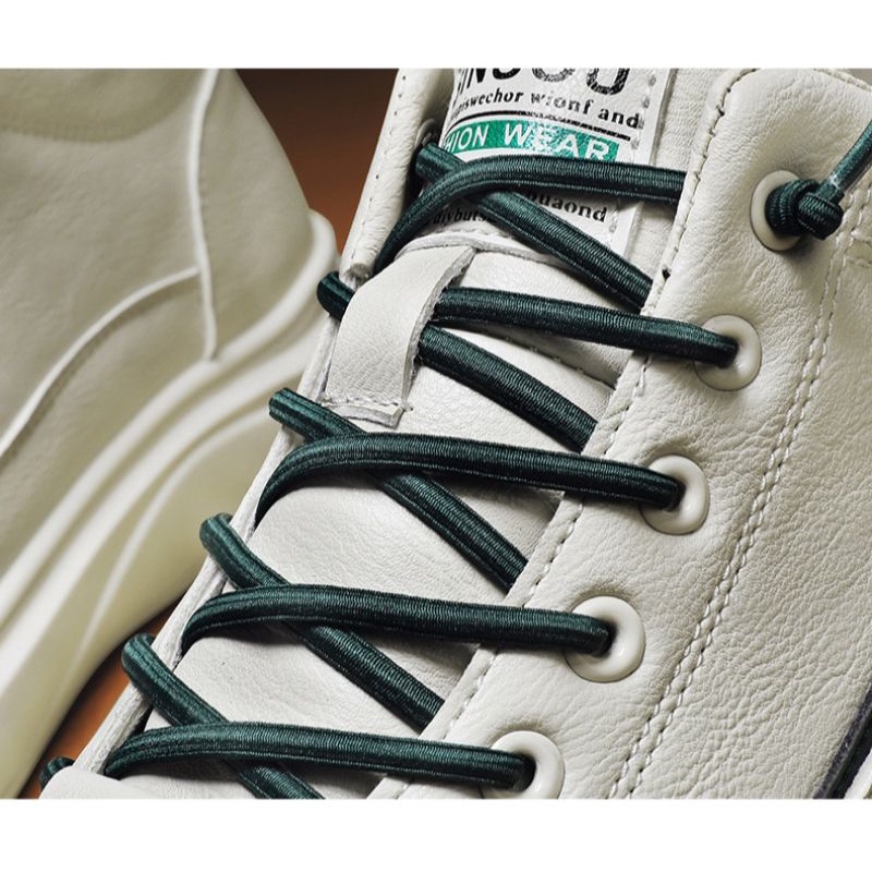 Sepatu Hight putih cream Sinsou 39-43 Sneakers Kasual Pria Wanita outdoor hangout murah fashion keren Medan