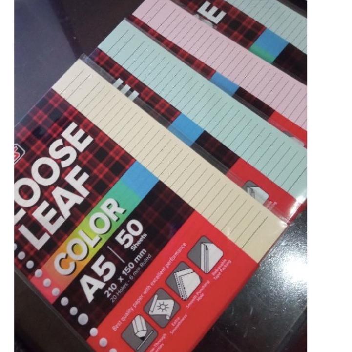

⇛ Loose Leaf A5 50 Lembar Warna Big Boss ♖