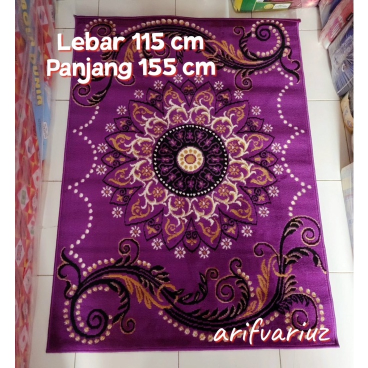 ( Instan kurir ) Karpet Ambal Permadani MODERNO & ALMAYA Mini kecil 115 cm x 155 cm ( 1x2 )