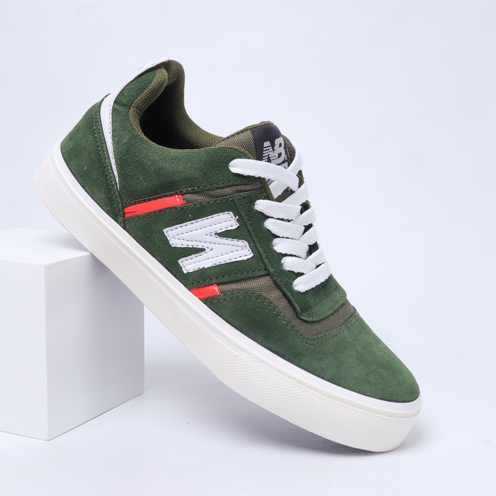 SEPATU PRIA SKATEBOARDING SNEAKERS CASUAL KETS SPORT PREMIUM IMPORT BNIB ARMY