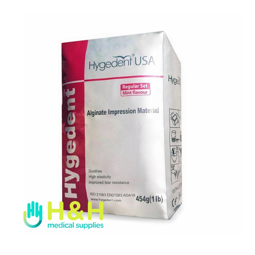 Alginate Hygedent / Alginat Hygedent / Bahan Cetak Tangan Hygedent / Dental impression / Bahan Cetak Gigi / Bahan Cetak Tangan / Cetak gigi Palsu / Kesehatan