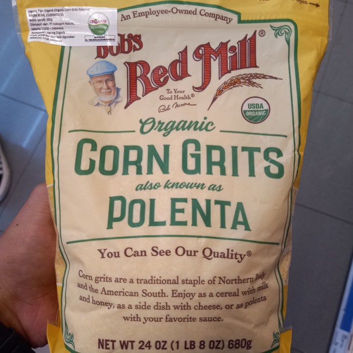 

Tepung Bob'S Red Mill Organic Corn Grits Polenta 680Gr