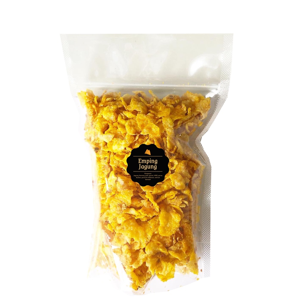 [DELISH SNACKS] Emping Jagung (M) 180gr / Snack Cemilan Camilan Enak Pedas Manis