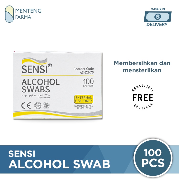 Sensi Alcohol Swabs / Tissue Alkohol Sensi