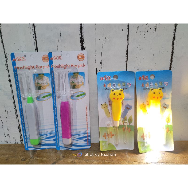 Pembersih telinga lampu LED korek kuping lampu