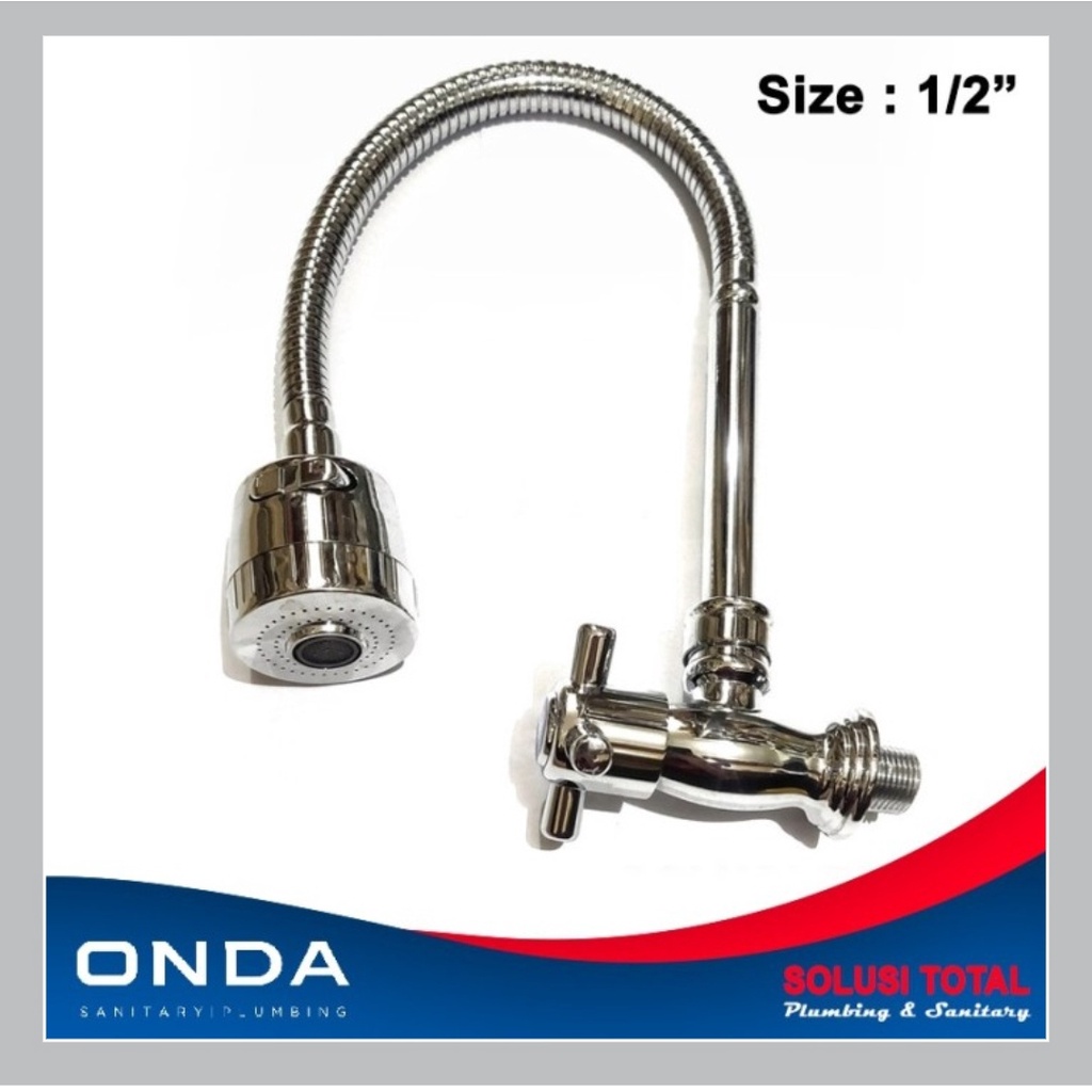Kran Angsa Fleksibel ONDA - Keran Angsa Fleksible - Kran Cuci piring
