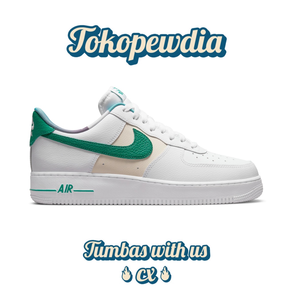 Nike Air Force 1 '07 LV8 EMB White Malachite Green