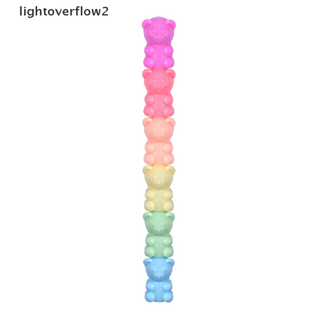 (lightoverflow2) Spidol 5 Warna Fluorescent Untuk Menggambar / Menulis