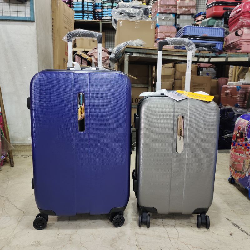 Koper Fiber President 5259 Hardcase/Ceklek Original - kabin size dan Bagasi