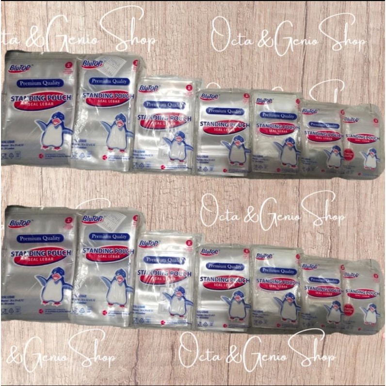 STANDING POUCH BluTop 16x24 // 16x32