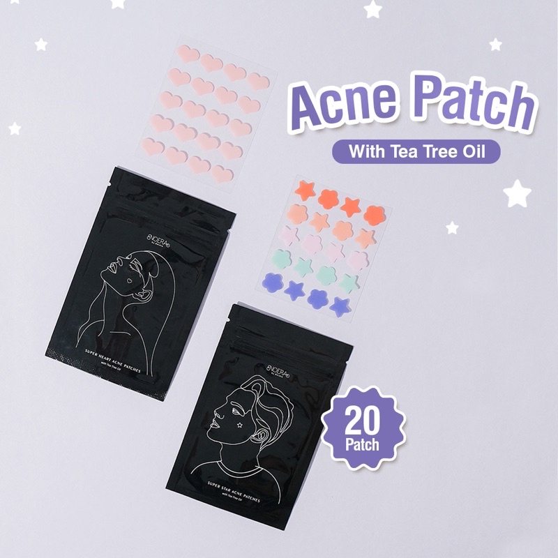 Noera Acne Patches Super Star Stiker Jerawat Acne Pimple Patch Plester Jerawat Acne Patch Super Heart