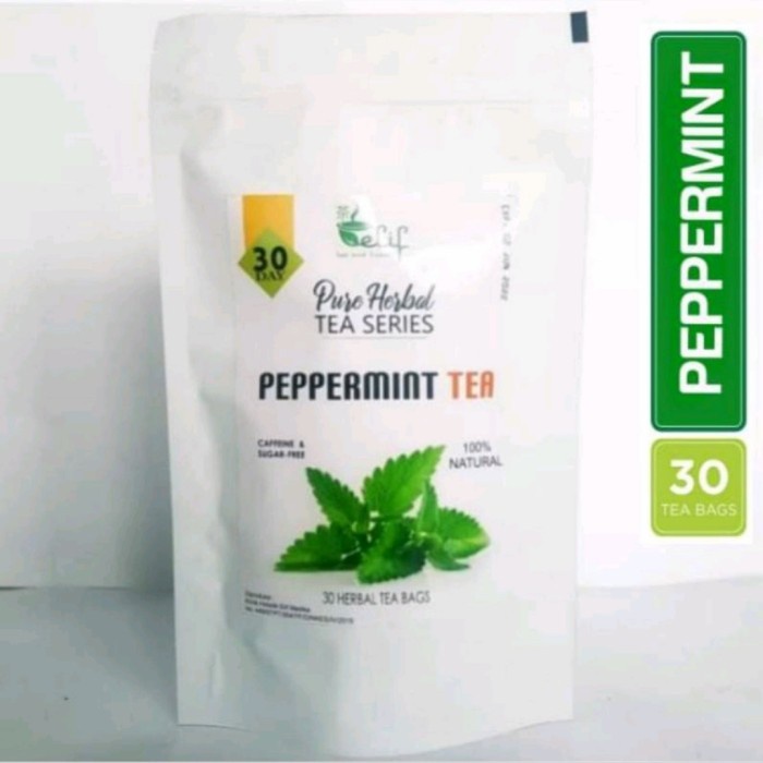 

ORIGINAL MURAH pure herbal peppermint tea/teh daun mint isi 30 tea bag